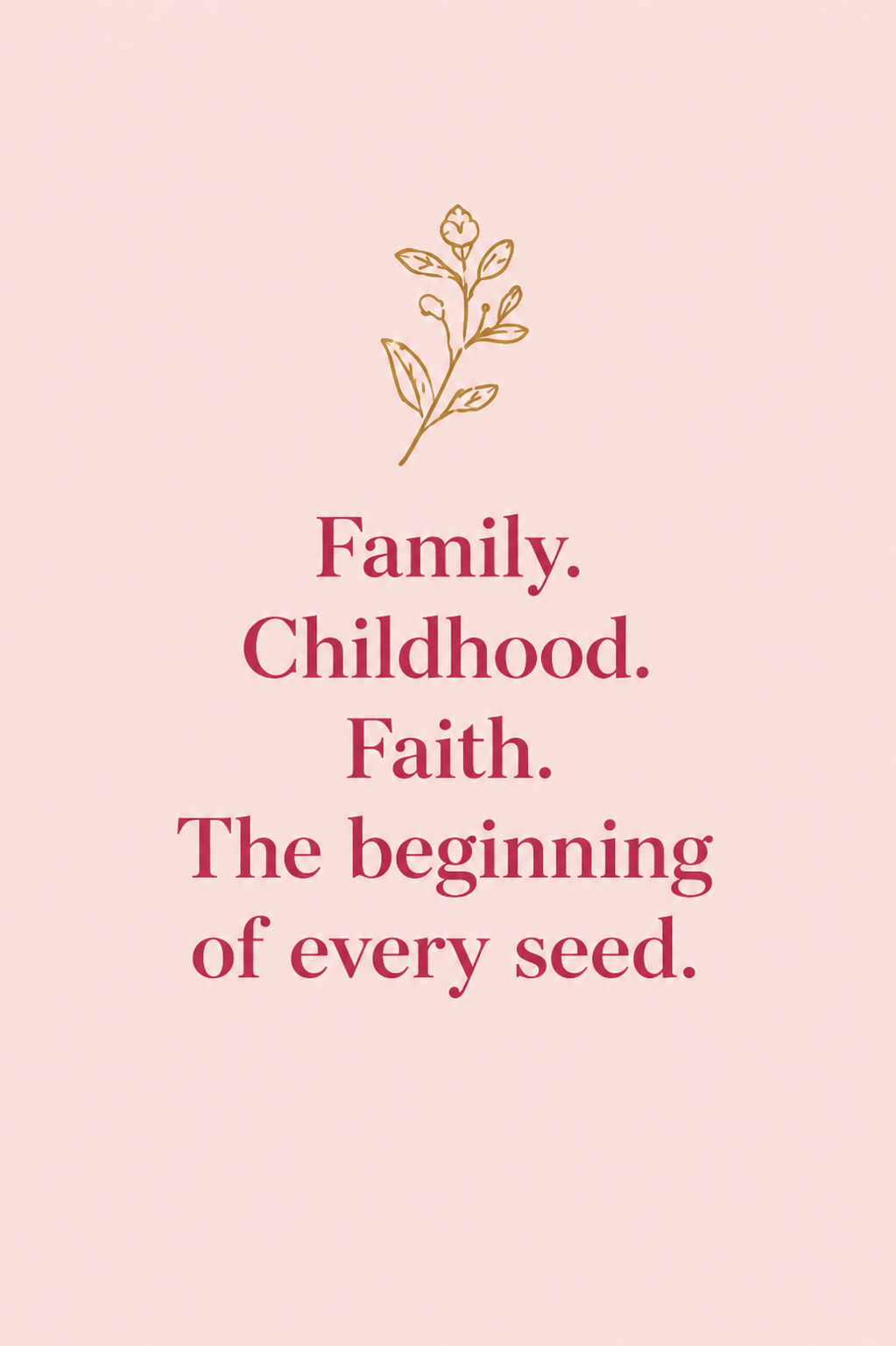 Image: seeds / early faith visual