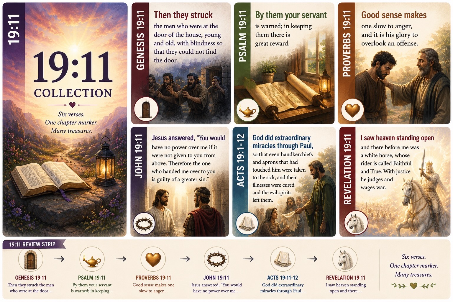 Verse collection card