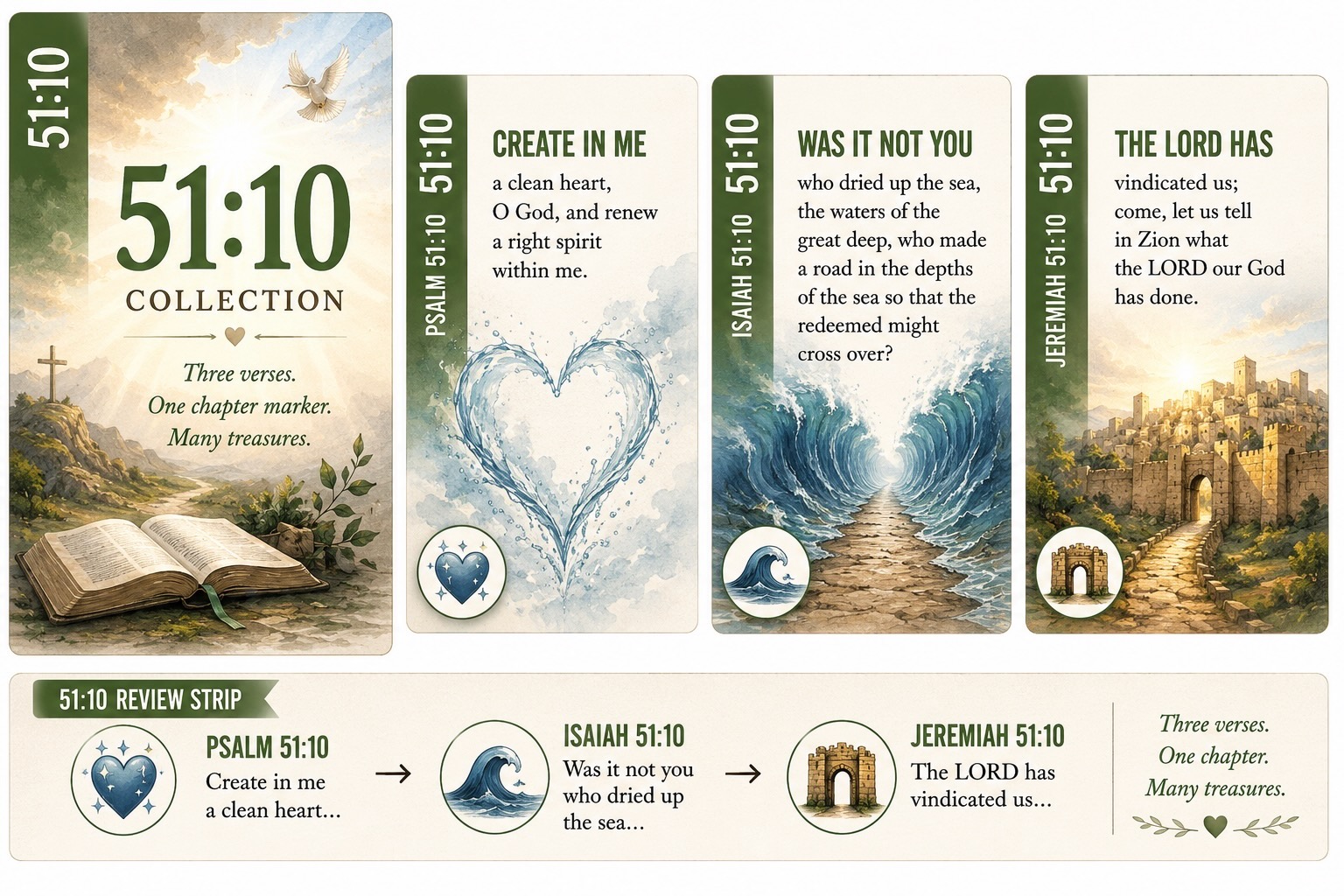 Verse collection card