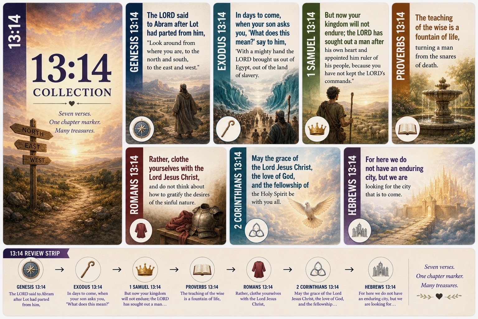 Verse collection card