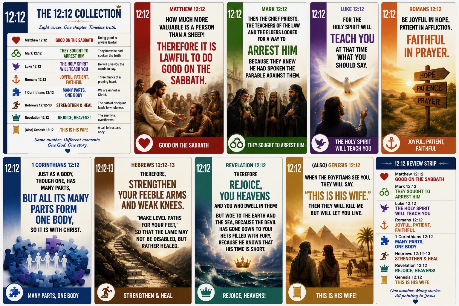Verse collection card