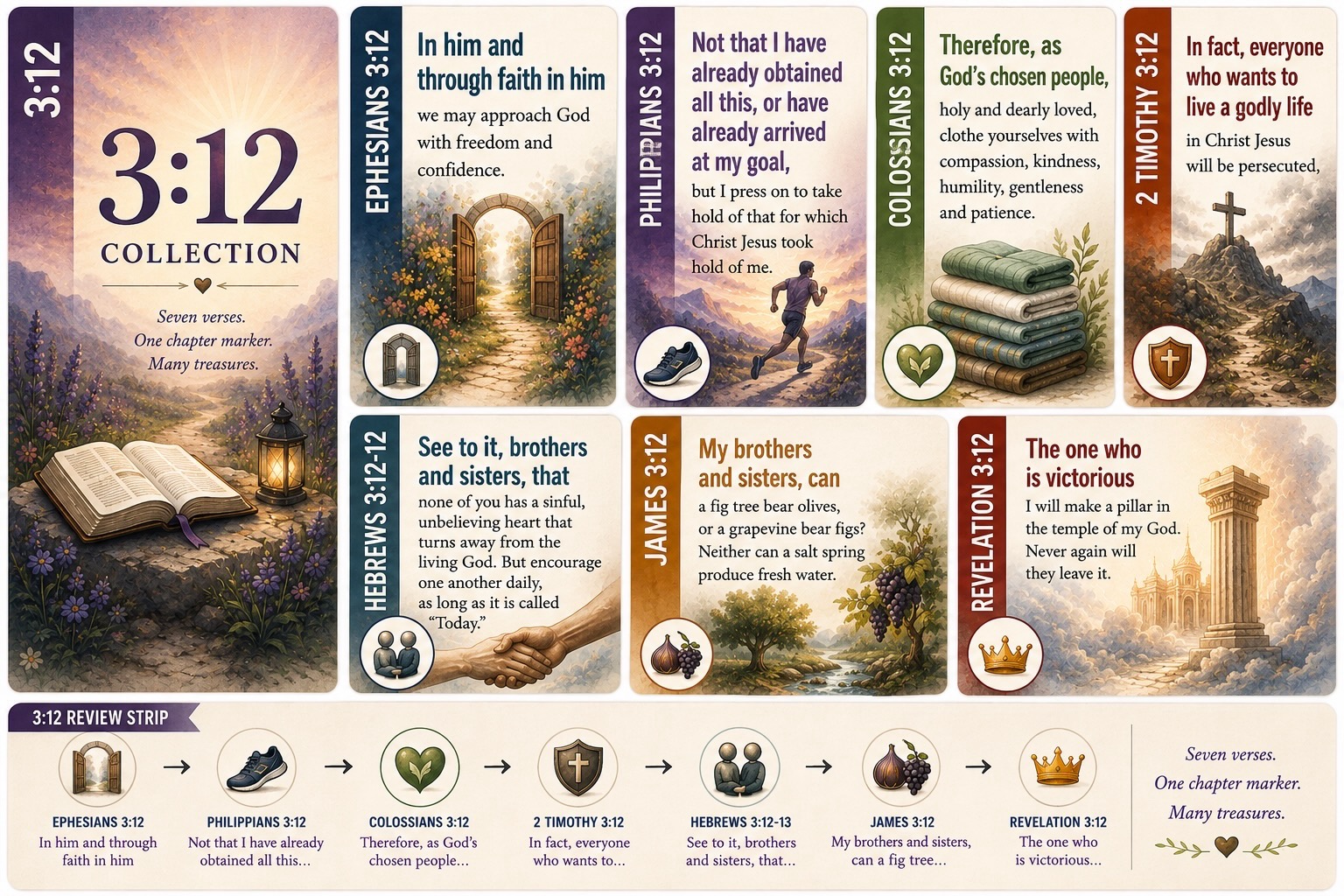 Verse collection card
