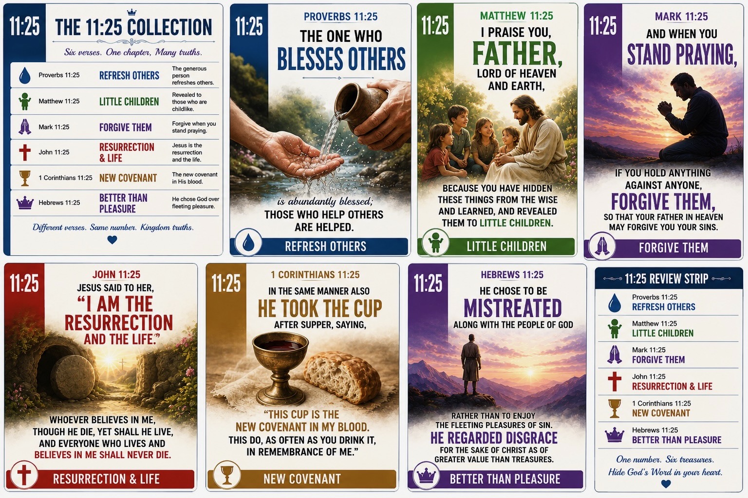 Verse collection card